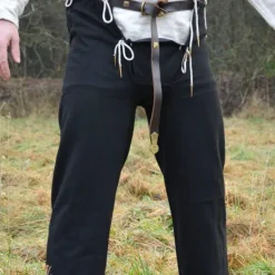 Ulfberth 15. Jahrhundert Hose Dunkel Schwarz