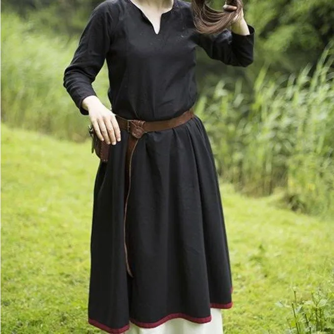 Epic Armoury Basic Kleid, Schwarz / Dunkelrot 1 Epic Armoury Basic Kleid, Schwarz / Dunkelrot