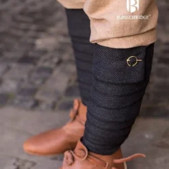 Burgschneider Beinwickel Asgar, Schwarz / Grau