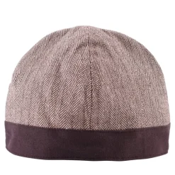 Birka Hut Fischgrät-Muster, Braun