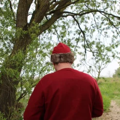 Leonardo Carbone Birka Wikingerhut, Rot -Angebote Wikinger Kleidung Store birka wikingerhut rot 5