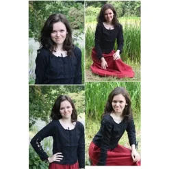 Leonardo Carbone Bluse Andrea Schwarz -Angebote Wikinger Kleidung Store bluse andrea schwarz 2