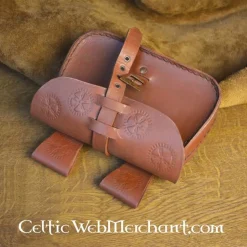 Leonardo Carbone Braune Ledertasche Sonnenrad -Angebote Wikinger Kleidung Store braune ledertasche sonnenrad 2