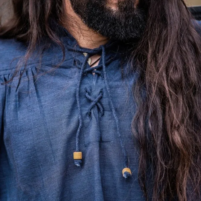 Leonardo Carbone Breites Hemd Mit Kragen 5 Leonardo Carbone Breites Hemd Mit Kragen – Bild 5