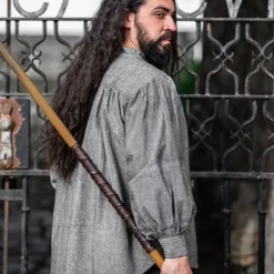 Leonardo Carbone Breites Hemd Mit Kragen -Angebote Wikinger Kleidung Store breites hemd mit kragen 5