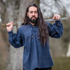 Leonardo Carbone Breites Hemd Mit Kragen 9 Leonardo Carbone Breites Hemd Mit Kragen -Angebote Wikinger Kleidung Store breites hemd mit kragen 9