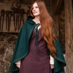 Burgschneider Cape Affra Wolle, Grün