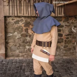 Burgschneider Chaperon Capellus, Grau -Angebote Wikinger Kleidung Store chaperon capellus grau 2