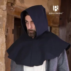 Burgschneider Chaperon Capellus (schwarz) 8 Burgschneider Chaperon Capellus (schwarz) -Angebote Wikinger Kleidung Store chaperon capellus schwarz 3