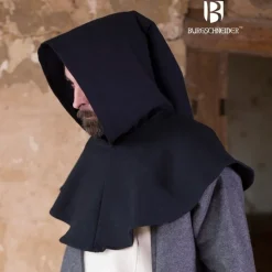 Burgschneider Chaperon Capellus (schwarz) 9 Burgschneider Chaperon Capellus (schwarz) -Angebote Wikinger Kleidung Store chaperon capellus schwarz 4