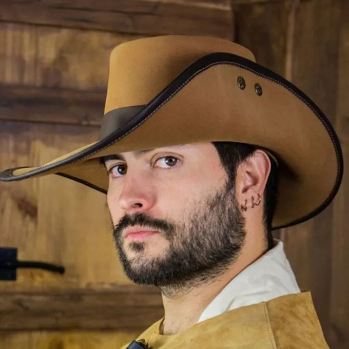 Rawblade Corsairhut, Hellbraun 2 Rawblade Corsairhut, Hellbraun – Bild 2