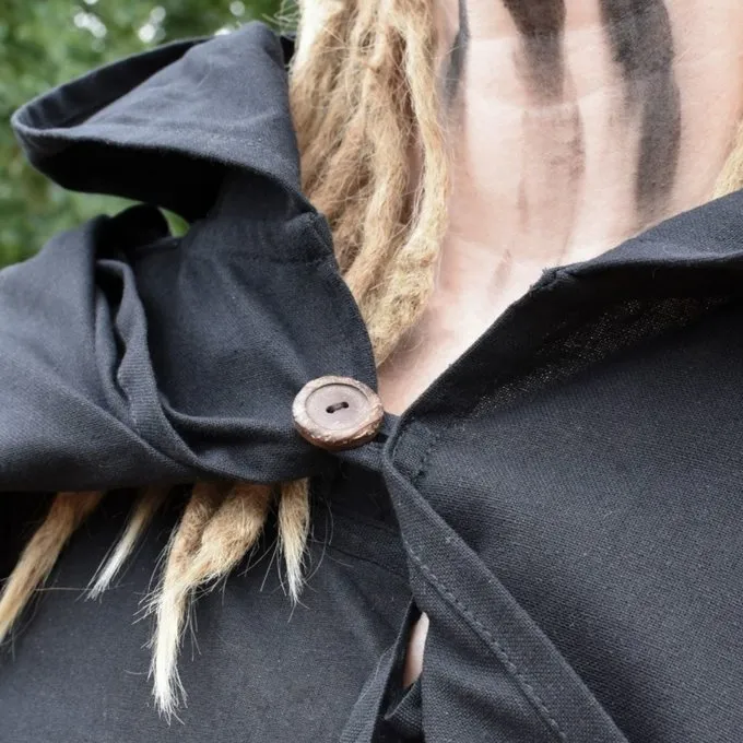 Cotton Mantel Ellyn, Schwarz 6 Cotton Mantel Ellyn, Schwarz – Bild 6