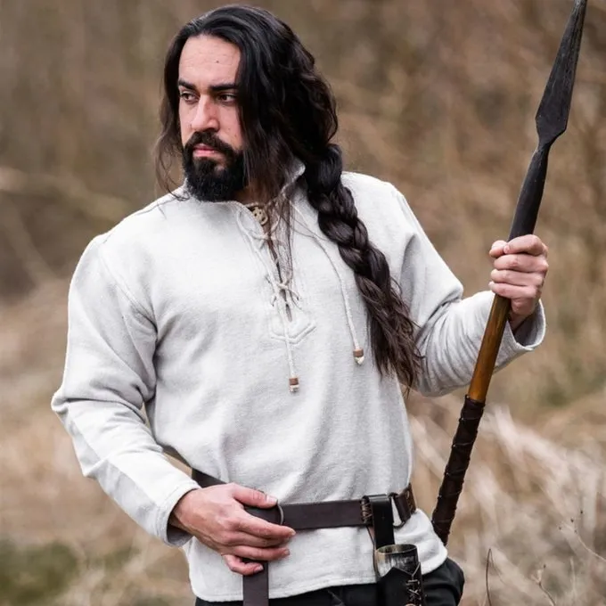 Leonardo Carbone Dickes Baumwollhemd, Grau 1 Leonardo Carbone Dickes Baumwollhemd, Grau