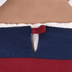 (Early) Mittelalterliches Kleid Clotild, Rot-blau -Angebote Wikinger Kleidung Store early mittelalterliches kleid clotild rot blau 2