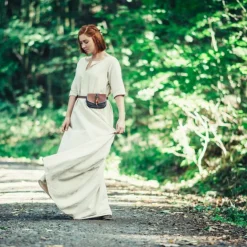 Leonardo Carbone (Früh-) Mittelalterkleid Brida, Natur -Angebote Wikinger Kleidung Store frueh mittelalterkleid brida natur 2