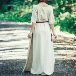 Leonardo Carbone (Früh-) Mittelalterkleid Brida, Natur -Angebote Wikinger Kleidung Store frueh mittelalterkleid brida natur 5