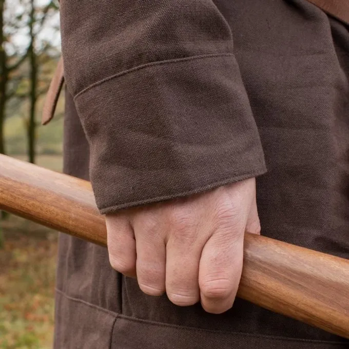 Frühmittelalterlicher Kaftan Njord, Braun 3 Frühmittelalterlicher Kaftan Njord, Braun – Bild 3