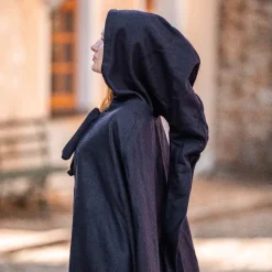 Leonardo Carbone Gestickte Mantel Damia, Blau -Angebote Wikinger Kleidung Store gestickte mantel damia blau 3