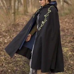 Epic Armoury Gestickte Mantel Terra, Schwarz 8 Epic Armoury Gestickte Mantel Terra, Schwarz -Angebote Wikinger Kleidung Store gestickte mantel terra schwarz 2