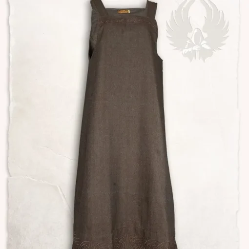 Mytholon Hangeroc Alva Fischgrät-Motiv Braun -Angebote Wikinger Kleidung Store hangeroc alva fischgraet motiv braun