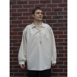 Leonardo Carbone Hemd Arn, Creme