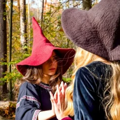 Leonardo Carbone Hexen Hut, Rot -Angebote Wikinger Kleidung Store hexen hut rot 5