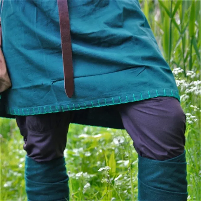 Leonardo Carbone Historische Tunika Mit Authentischem Futter, Grün 3 Leonardo Carbone Historische Tunika Mit Authentischem Futter, Grün – Bild 3