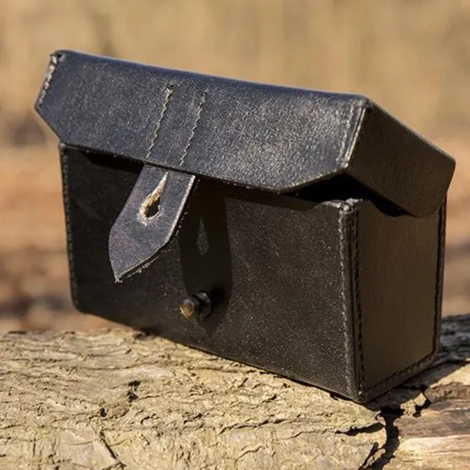 Epic Armoury Imperial Ledertasche, Schwarz 4 Epic Armoury Imperial Ledertasche, Schwarz – Bild 4