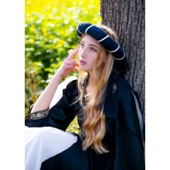 Leonardo Carbone Jungfraukranz, Schwarz-natürliches