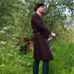 Leonardo Carbone Kaftan Gustav, Braun -Angebote Wikinger Kleidung Store kaftan gustav braun 3