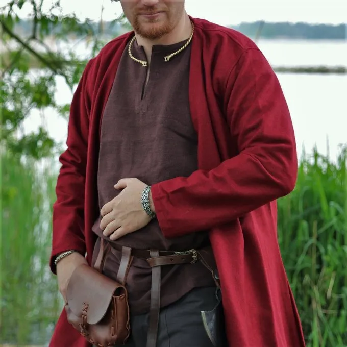 Leonardo Carbone Kaftan Gustav, Rot 5 Leonardo Carbone Kaftan Gustav, Rot – Bild 5