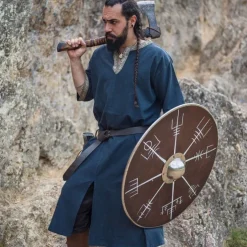 Angebote Wikinger Kleidung Store -Angebote Wikinger Kleidung Store keltische tunika kurze aermel blau 1