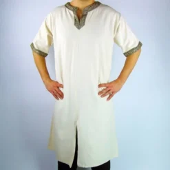 Leonardo Carbone Keltische Tunika, Kurze Ärmel, Creme 10 Leonardo Carbone Keltische Tunika, Kurze Ärmel, Creme -Angebote Wikinger Kleidung Store keltische tunika kurze aermel creme 4