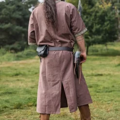 Leonardo Carbone Keltische Tunika, Kurze Ärmel, Kastanienbraun 9 Leonardo Carbone Keltische Tunika, Kurze Ärmel, Kastanienbraun -Angebote Wikinger Kleidung Store keltische tunika kurze aermel kastanienbraun 4