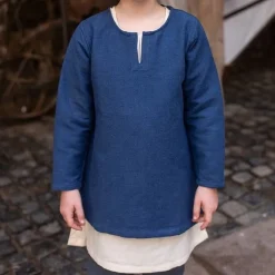 Burgschneider Kinder Tunika Eriksson, Blau 5 Burgschneider Kinder Tunika Eriksson, Blau -Angebote Wikinger Kleidung Store kinder tunika eriksson blau 2