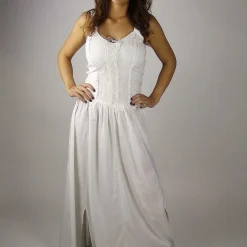 Leonardo Carbone Kleid Aibell, Weiß -Angebote Wikinger Kleidung Store kleid aibell weiss 5