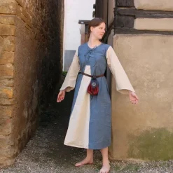 Leonardo Carbone Kleid Belle, Hellblau-creme -Angebote Wikinger Kleidung Store kleid belle hellblau creme 5