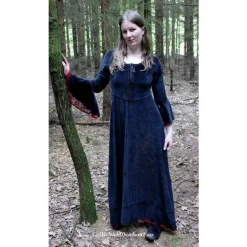 Leonardo Carbone Kleid Branwen, Schwarz-rot