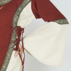 Leonardo Carbone Kleid Cleena Creme-rot 8 Leonardo Carbone Kleid Cleena Creme-rot -Angebote Wikinger Kleidung Store kleid cleena creme rot 2