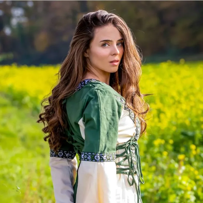 Leonardo Carbone Kleid Cleena Grün-weiß 5 Leonardo Carbone Kleid Cleena Grün-weiß – Bild 5