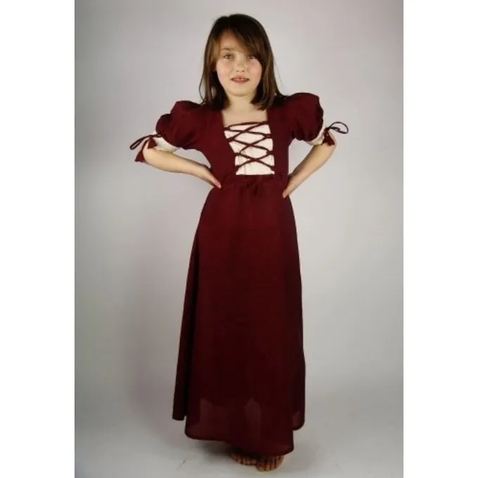 Leonardo Carbone Kleid Des Mädchens Nina, Rot 1 Leonardo Carbone Kleid Des Mädchens Nina, Rot