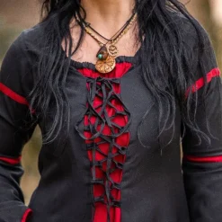 Leonardo Carbone Kleid Eleanora Rot-schwarz 8 Leonardo Carbone Kleid Eleanora Rot-schwarz -Angebote Wikinger Kleidung Store kleid eleanora rot schwarz 2