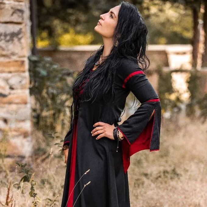 Leonardo Carbone Kleid Eleanora Rot-schwarz 4 Leonardo Carbone Kleid Eleanora Rot-schwarz – Bild 4