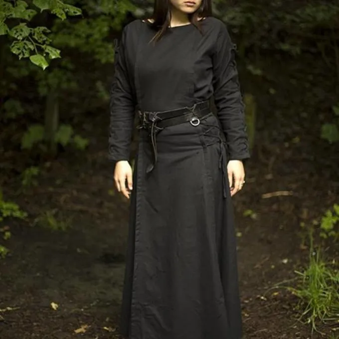 Epic Armoury Kleid Morgaine, Schwarz 3 Epic Armoury Kleid Morgaine, Schwarz – Bild 3