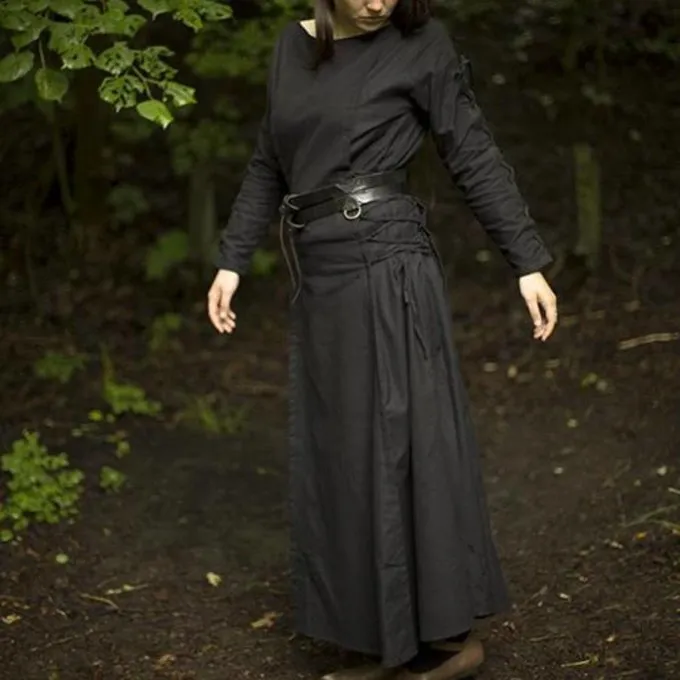 Epic Armoury Kleid Morgaine, Schwarz 4 Epic Armoury Kleid Morgaine, Schwarz – Bild 4