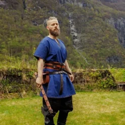 Leonardo Carbone Kurze Wikinger -Tunika Theobald, Blau 10 Leonardo Carbone Kurze Wikinger -Tunika Theobald, Blau -Angebote Wikinger Kleidung Store kurze wikinger tunika theobald blau 4