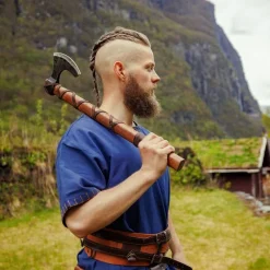 Leonardo Carbone Kurze Wikinger -Tunika Theobald, Blau 11 Leonardo Carbone Kurze Wikinger -Tunika Theobald, Blau -Angebote Wikinger Kleidung Store kurze wikinger tunika theobald blau 5