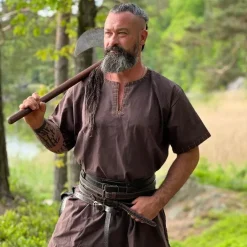 Leonardo Carbone Kurze Wikinger -Tunika Theobald, Braun 8 Leonardo Carbone Kurze Wikinger -Tunika Theobald, Braun -Angebote Wikinger Kleidung Store kurze wikinger tunika theobald braun 3