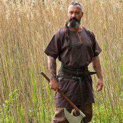 Leonardo Carbone Kurze Wikinger -Tunika Theobald, Braun 9 Leonardo Carbone Kurze Wikinger -Tunika Theobald, Braun -Angebote Wikinger Kleidung Store kurze wikinger tunika theobald braun 4