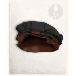 Mytholon Landsknecht Beret Rupert, Braunschwarz -Angebote Wikinger Kleidung Store landsknecht beret rupert braunschwarz 2